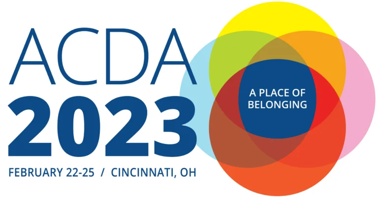 Logo for the American Choral Directions Association (ACDA) National Conference, Cincinnati, OH