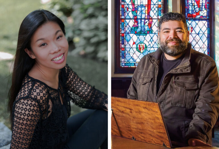 Tracy Wong and Ahmed Anzaldúa